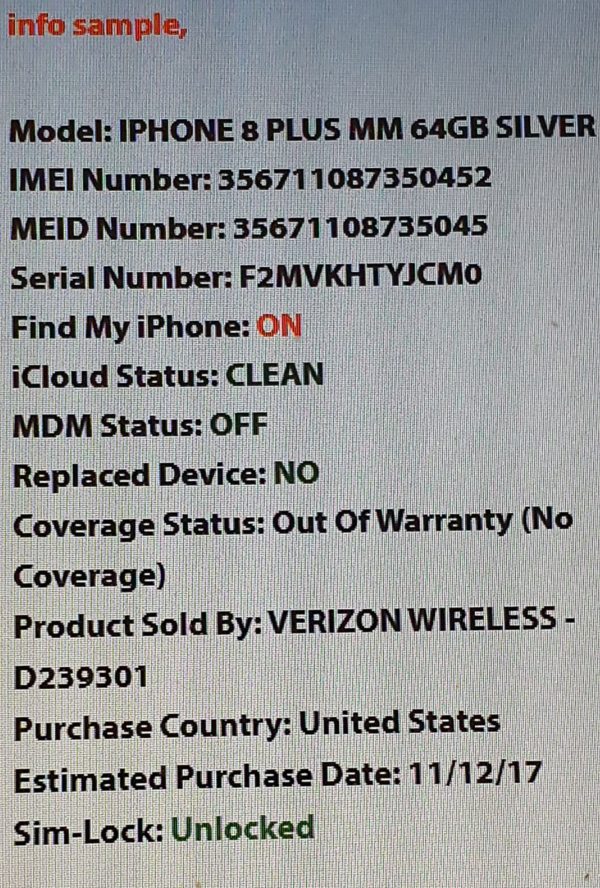 Kontrola iPhone / Prodáno + Země / iPhone / iPad / iWatch / podle IMEI nebo Seriového čísla