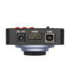 Digitální Full HD Mikroskop Videokamera 10-130X zoom Objektiv C-Mount 38MP 2K 1080P HDMI USB 144 LED světlo (Set)